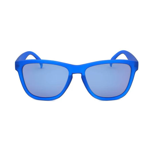 Ollo Clásico Electric Wave sunglasses with UV400 polarised lenses and a striking blue-green frame. Engineered for running and cycling, these sunglasses combine lightweight, durable construction with a secure non-slip fit, delivering crisp vision and style for active outdoor use and sport.