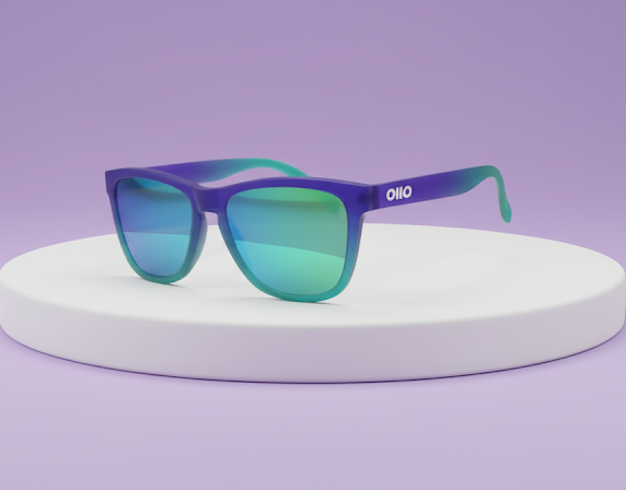 Ollo Clásico Ocean Pulse sunglasses with UV400 polarised lenses and a bold turquoise-blue frame. Crafted for runners and cyclists, these sunglasses deliver lightweight, durable, non-slip comfort and excellent visual clarity for outdoor sport, water adventures, and sunny road rides.