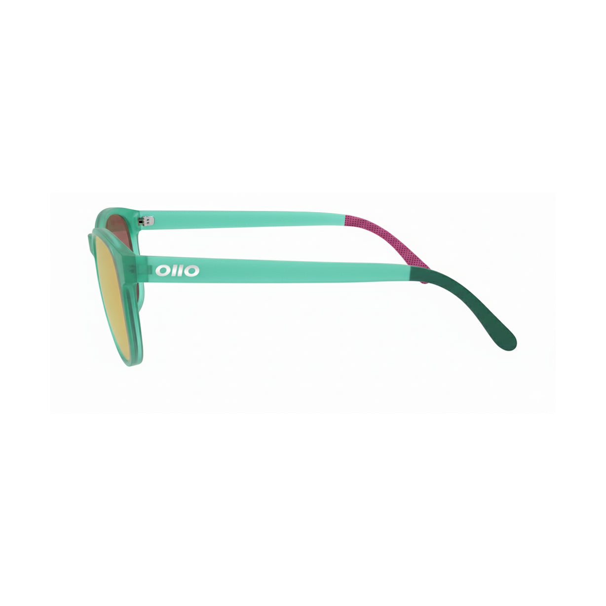 Ollo Pace Verdant Blaze sunglasses with UV400 polarised lenses and an eye-catching vivid green frame. Built for runners and cyclists, these lightweight, durable sunglasses offer a secure non-slip fit and outstanding clarity, ideal for trail, road, adventure and everyday outdoor performance.