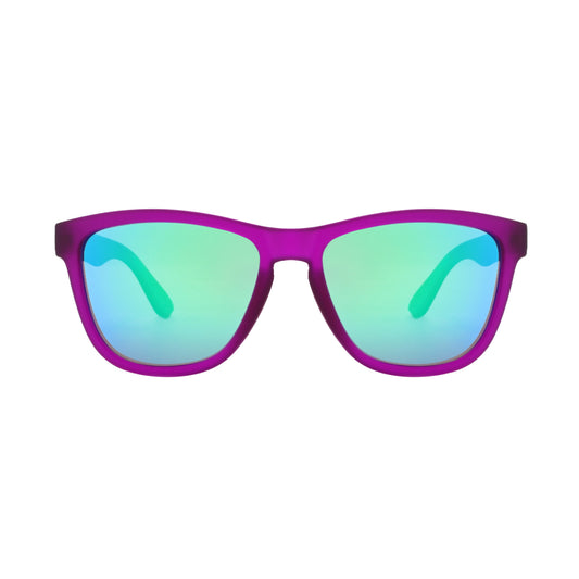 Ollo Stride Pulse Pop sunglasses with UV400 polarised lenses and a vibrant multicolour frame. Designed for runners and cyclists, these lightweight, durable sunglasses offer a secure non-slip fit and vivid clarity, perfect for training, sport, outdoors, travel or everyday active lifestyle.