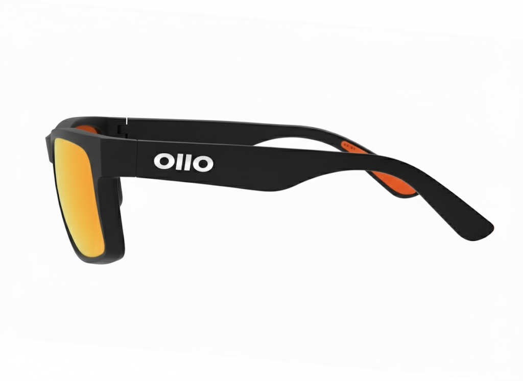 Ollo Summit Inferno sunglasses with UV400 polarised lenses and a bold flame-red gradient frame. Made for runners and cyclists who thrive in heat and high demand, these sunglasses offer durable build, lightweight non-slip fit, vivid clarity and UV protection for intense training, trail running and outdoor adventure
