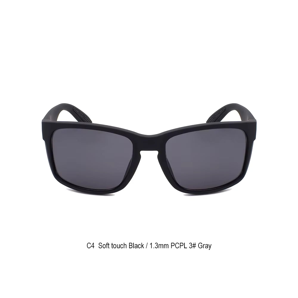 Ollo Summit Shadow sunglasses with UV400 polarised lenses and a sleek dark matte frame. Designed for runners and cyclists tackling sunrise trails and mountain paths, these lightweight, durable sunglasses deliver non-slip grip, high clarity, and comfort in harsh lighting and rugged terrain.
