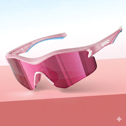 OllO Pink Aero Sunglasses