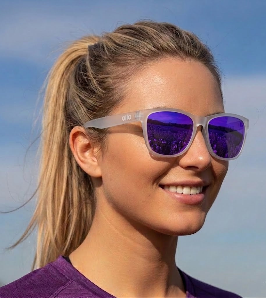 OllO Clásico Arctic Violet Sunglasses