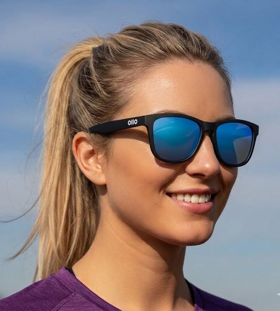 OllO Clásico Midnight Blue Sunglasses
