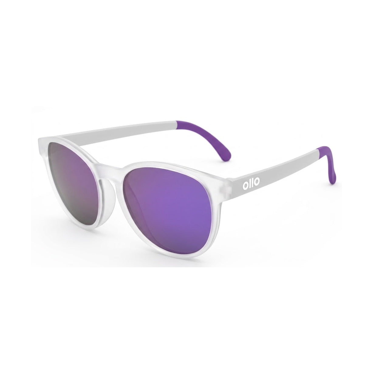 OllO Pace Amethyst Frost Sunglasses