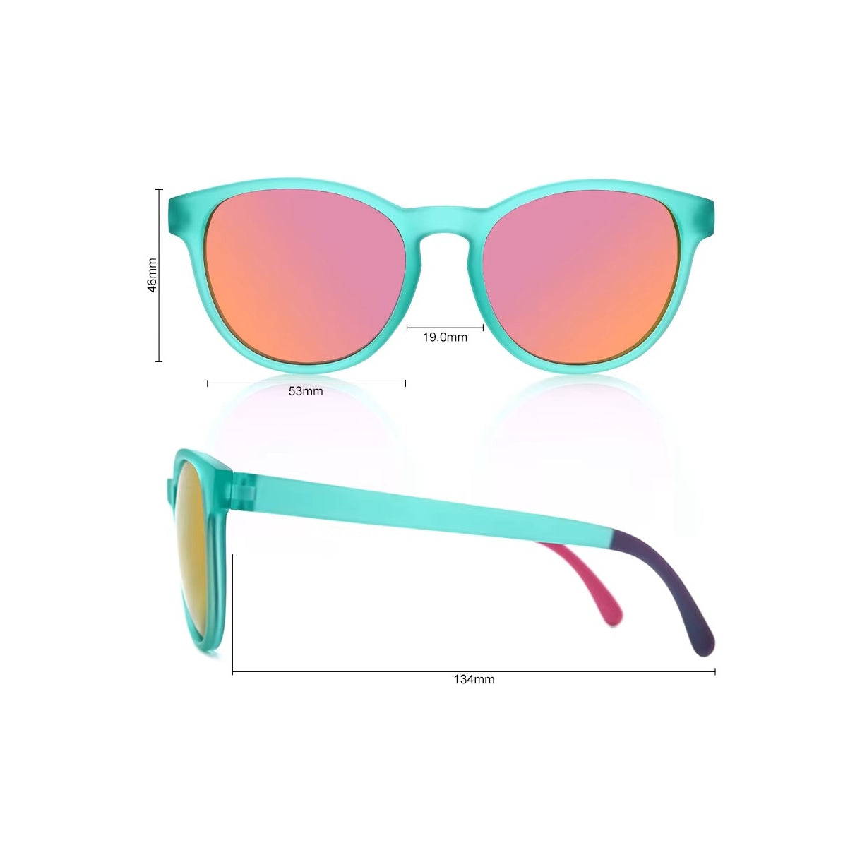 OllO Pace Sunset Tortoises Sunglasses