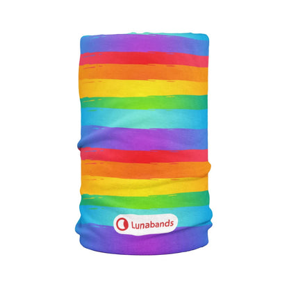 Lunabands Painted Rainbow Multi use Running Bandana Headband