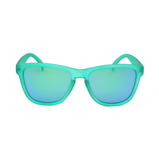 Ollo Clásico Aqua Flux sunglasses with UV400 polarised lenses and a cool aqua blue frame. Built for runners and cyclists, these lightweight, durable sunglasses feature a non-slip design and excellent optical clarity, perfect for water sports, road cycling or casual outdoor wear.