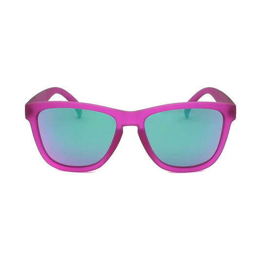 Ollo Clásico Fuchsia Flair sunglasses with UV400 polarised lenses and a vibrant pink-magenta frame. Built for runners and cyclists, these lightweight, durable sunglasses offer a non-slip fit, high clarity vision, perfect for outdoor training, sport and everyday adventure.