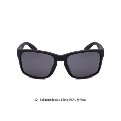 Ollo Summit Shadow sunglasses with UV400 polarised lenses and a sleek dark matte frame. Designed for runners and cyclists tackling sunrise trails and mountain paths, these lightweight, durable sunglasses deliver non-slip grip, high clarity, and comfort in harsh lighting and rugged terrain.
