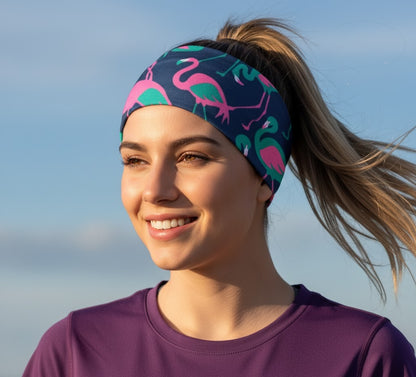 Lunabands Flamboyance Flamingo Premium Multi-Use Headband Bandana