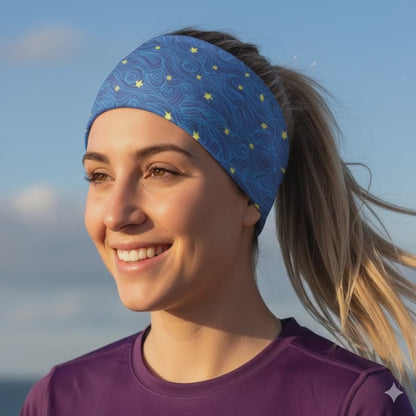 Lunabands Starry Starry Night Multi use Running Bandana Headband