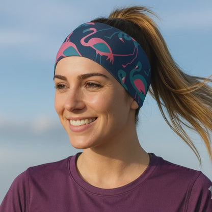 Lunabands Flamboyance Flamingo Premium Multi-Use Headband Bandana