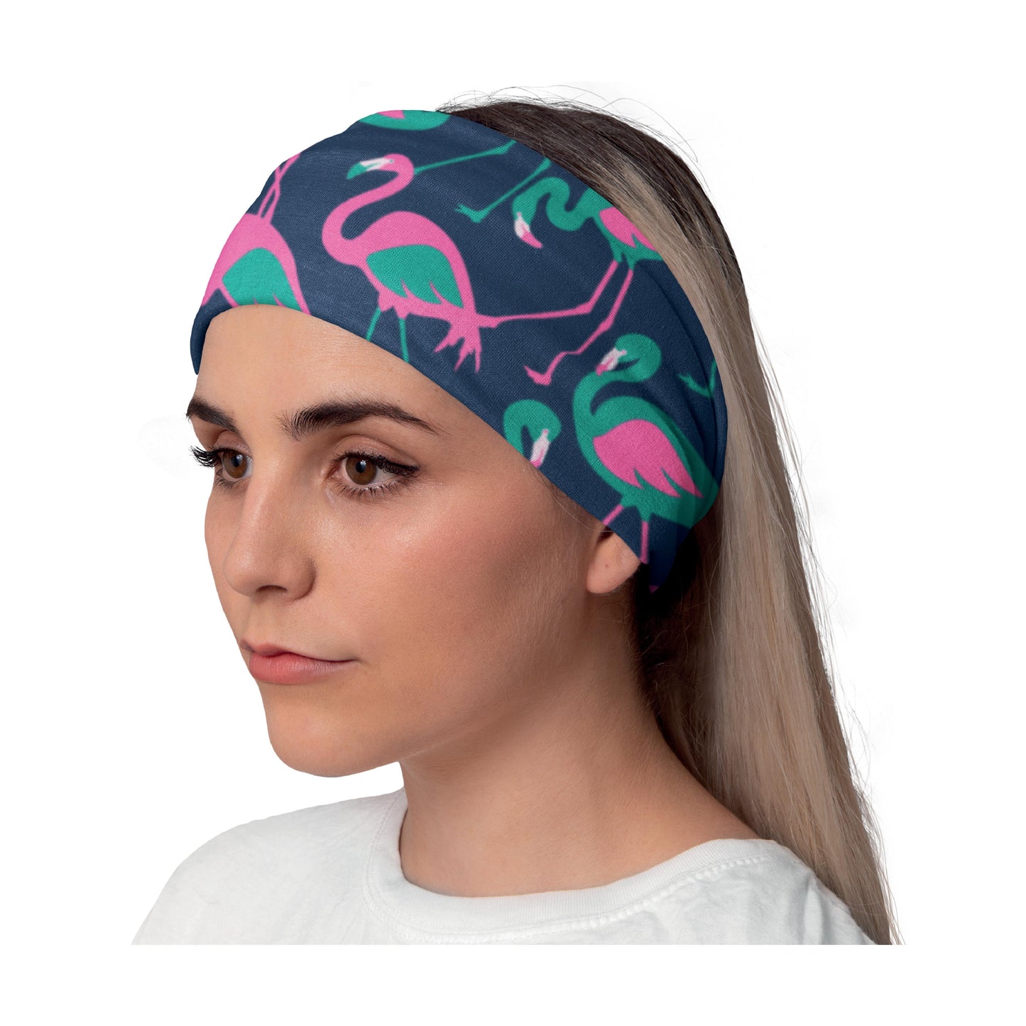 Lunabands Flamboyance Flamingo Premium Multi-Use Headband Bandana